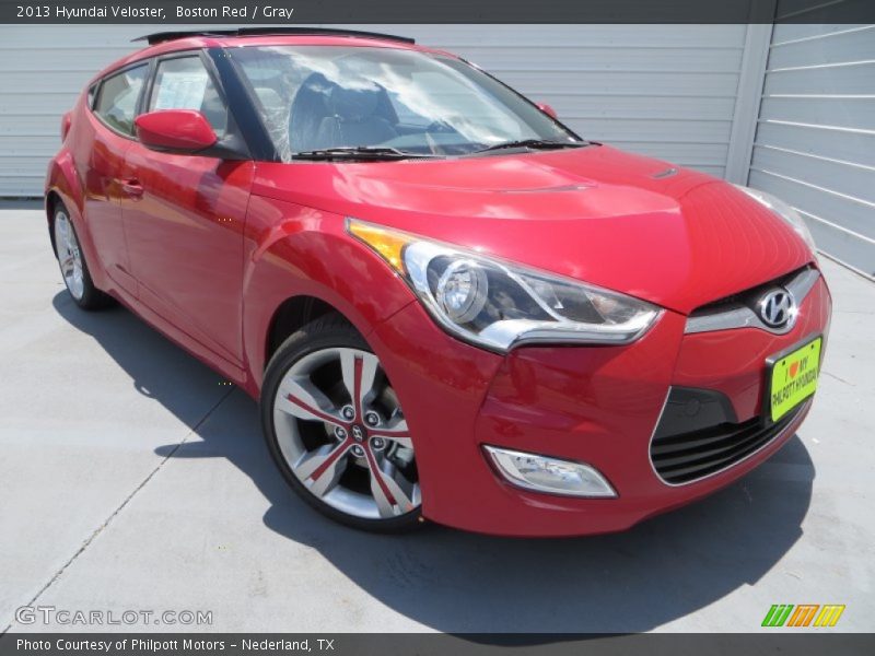 Boston Red / Gray 2013 Hyundai Veloster