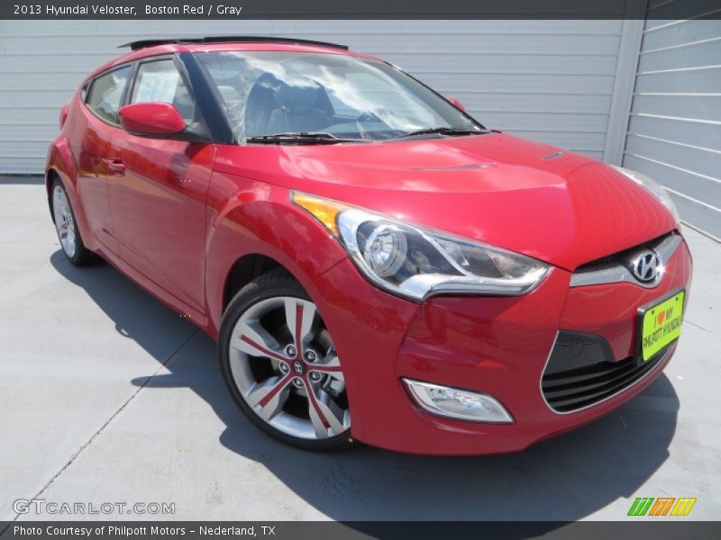 Boston Red / Gray 2013 Hyundai Veloster