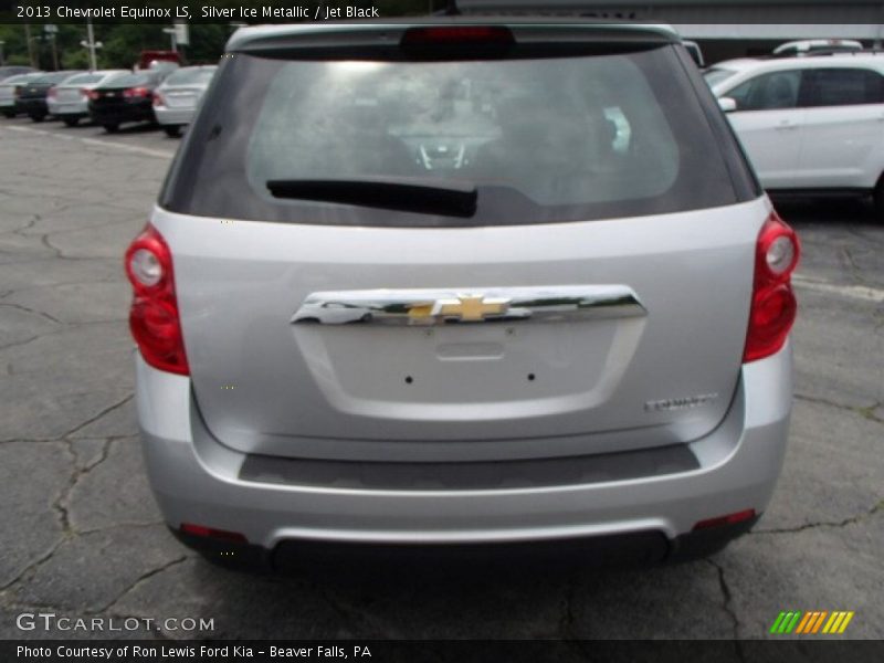 Silver Ice Metallic / Jet Black 2013 Chevrolet Equinox LS