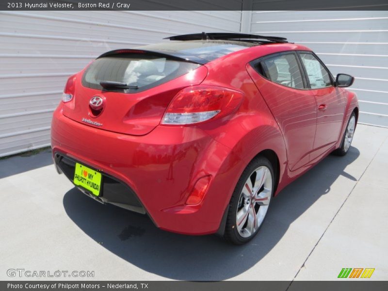 Boston Red / Gray 2013 Hyundai Veloster