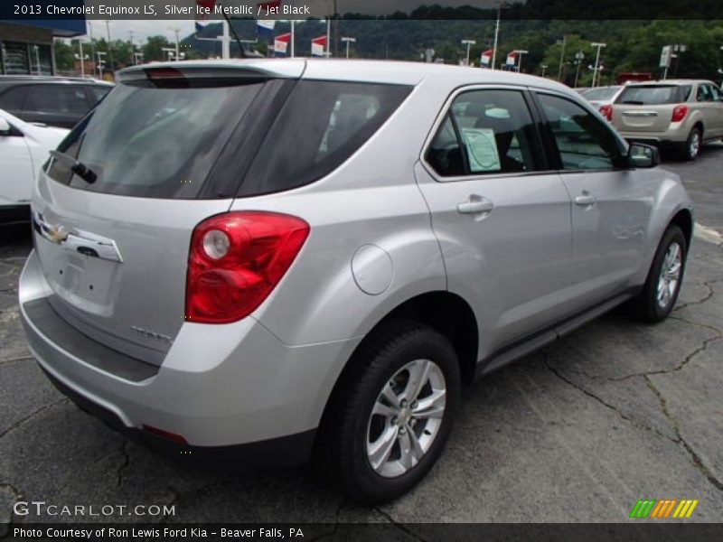 Silver Ice Metallic / Jet Black 2013 Chevrolet Equinox LS