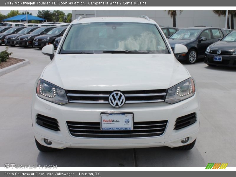 Campanella White / Cornsilk Beige 2012 Volkswagen Touareg TDI Sport 4XMotion