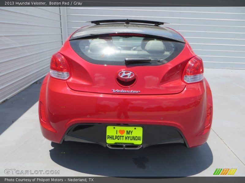 Boston Red / Gray 2013 Hyundai Veloster