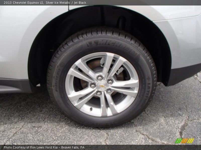 Silver Ice Metallic / Jet Black 2013 Chevrolet Equinox LS