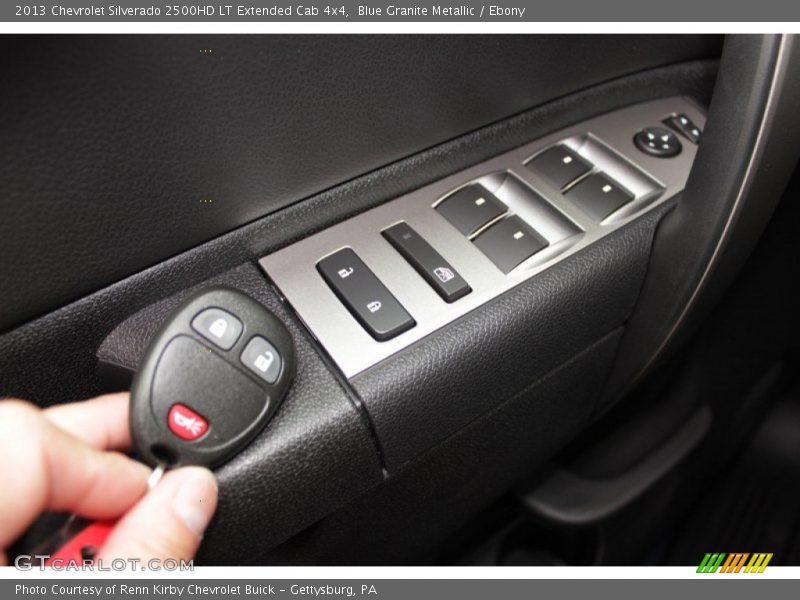 Blue Granite Metallic / Ebony 2013 Chevrolet Silverado 2500HD LT Extended Cab 4x4