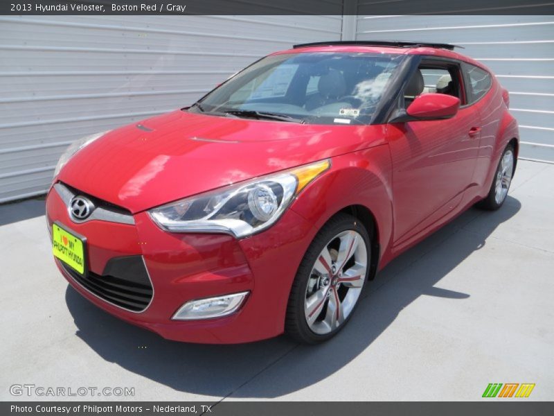 Boston Red / Gray 2013 Hyundai Veloster