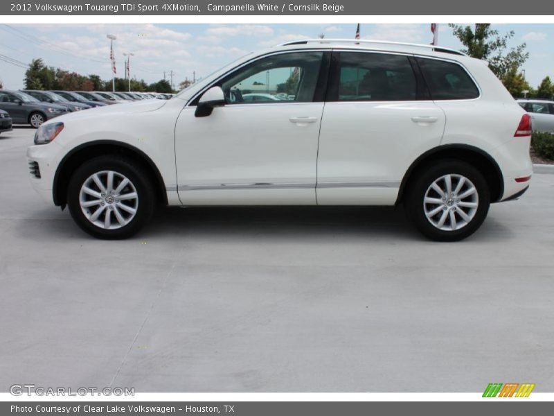 Campanella White / Cornsilk Beige 2012 Volkswagen Touareg TDI Sport 4XMotion