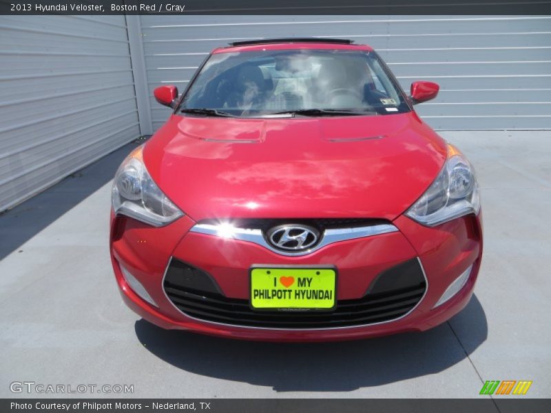 Boston Red / Gray 2013 Hyundai Veloster