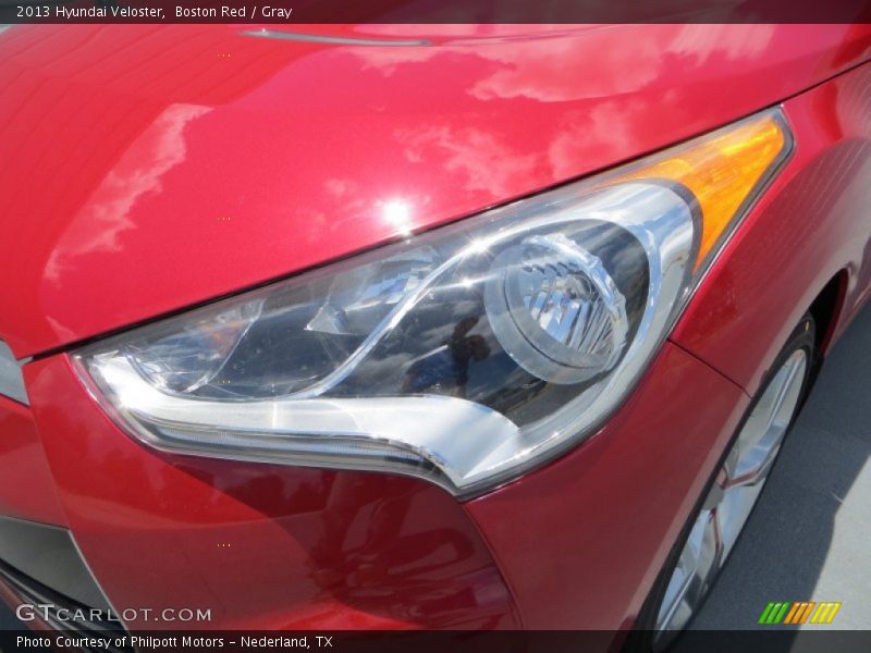 Boston Red / Gray 2013 Hyundai Veloster