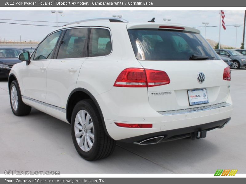Campanella White / Cornsilk Beige 2012 Volkswagen Touareg TDI Sport 4XMotion