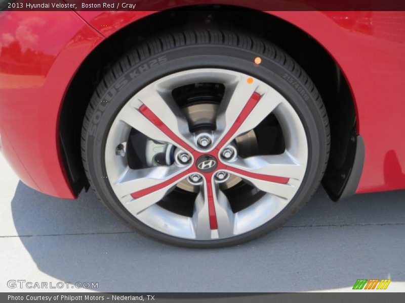 Boston Red / Gray 2013 Hyundai Veloster