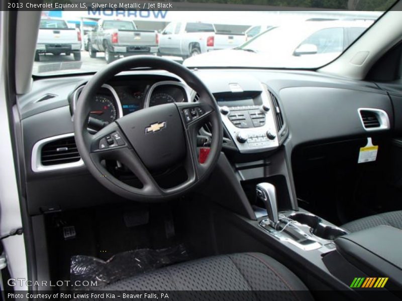 Silver Ice Metallic / Jet Black 2013 Chevrolet Equinox LS