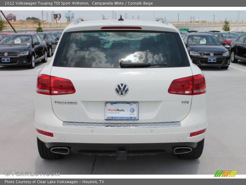 Campanella White / Cornsilk Beige 2012 Volkswagen Touareg TDI Sport 4XMotion