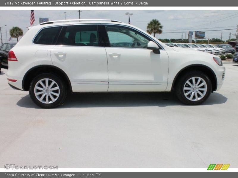 Campanella White / Cornsilk Beige 2012 Volkswagen Touareg TDI Sport 4XMotion