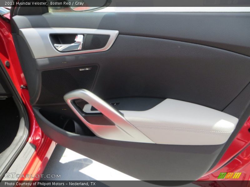 Boston Red / Gray 2013 Hyundai Veloster