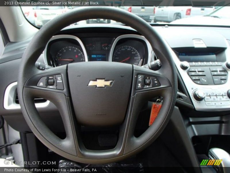 Silver Ice Metallic / Jet Black 2013 Chevrolet Equinox LS