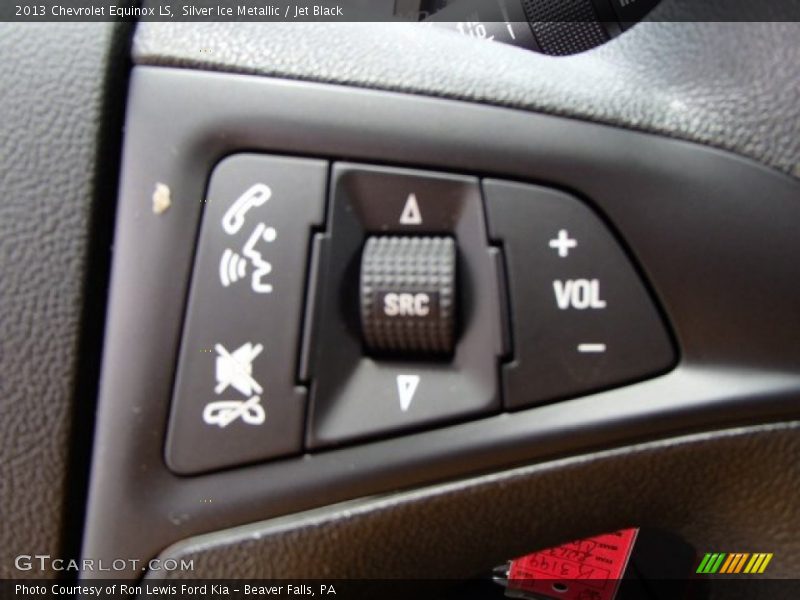 Silver Ice Metallic / Jet Black 2013 Chevrolet Equinox LS