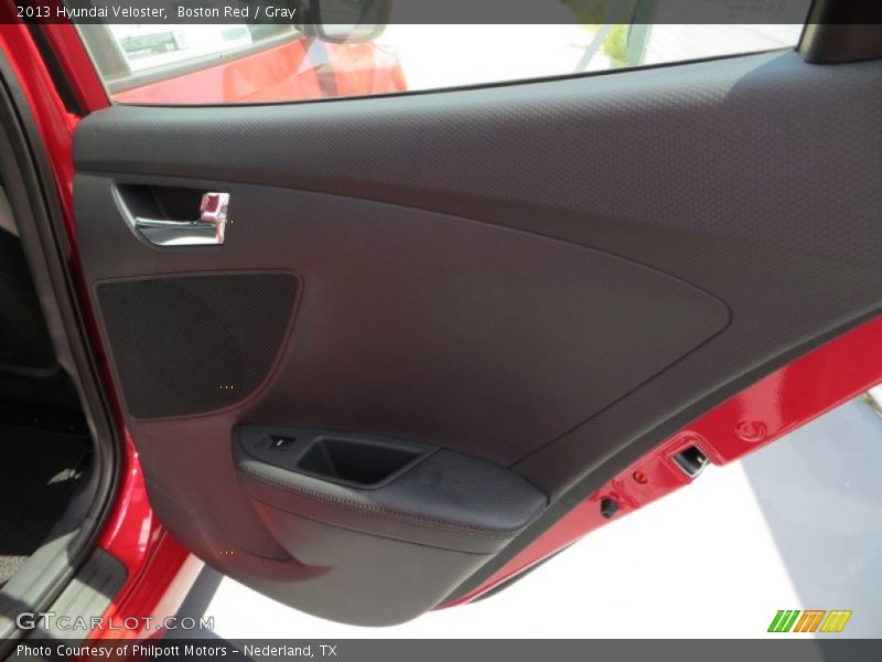 Boston Red / Gray 2013 Hyundai Veloster