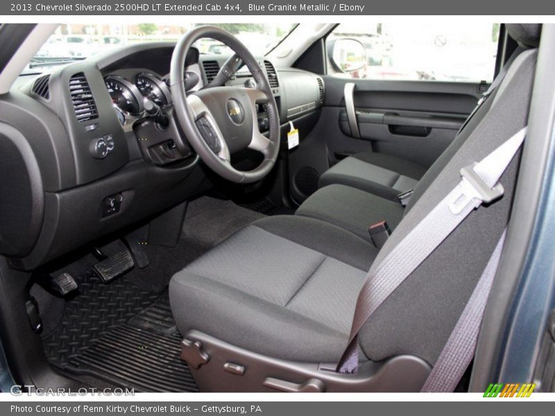 Blue Granite Metallic / Ebony 2013 Chevrolet Silverado 2500HD LT Extended Cab 4x4