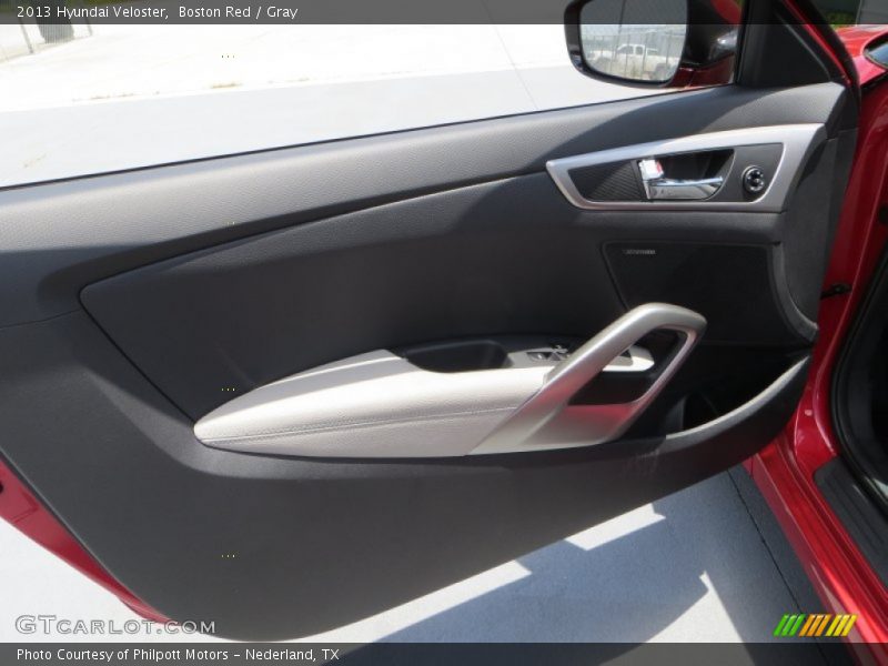 Boston Red / Gray 2013 Hyundai Veloster