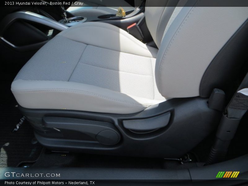 Boston Red / Gray 2013 Hyundai Veloster