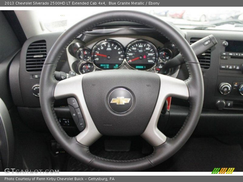 Blue Granite Metallic / Ebony 2013 Chevrolet Silverado 2500HD LT Extended Cab 4x4