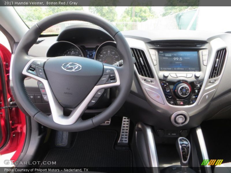 Boston Red / Gray 2013 Hyundai Veloster