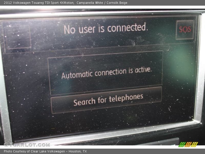 Campanella White / Cornsilk Beige 2012 Volkswagen Touareg TDI Sport 4XMotion