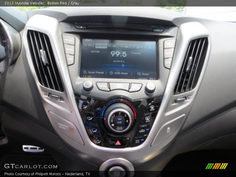 Boston Red / Gray 2013 Hyundai Veloster