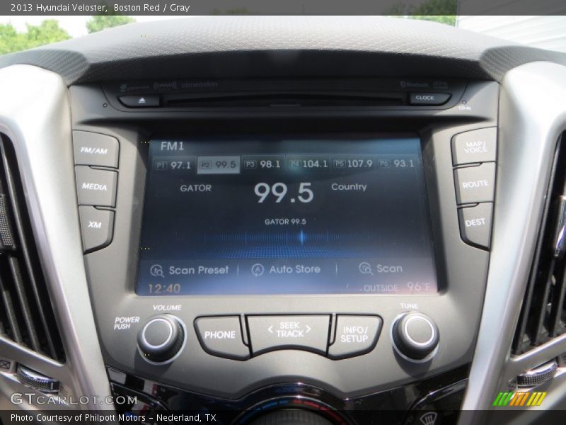 Boston Red / Gray 2013 Hyundai Veloster
