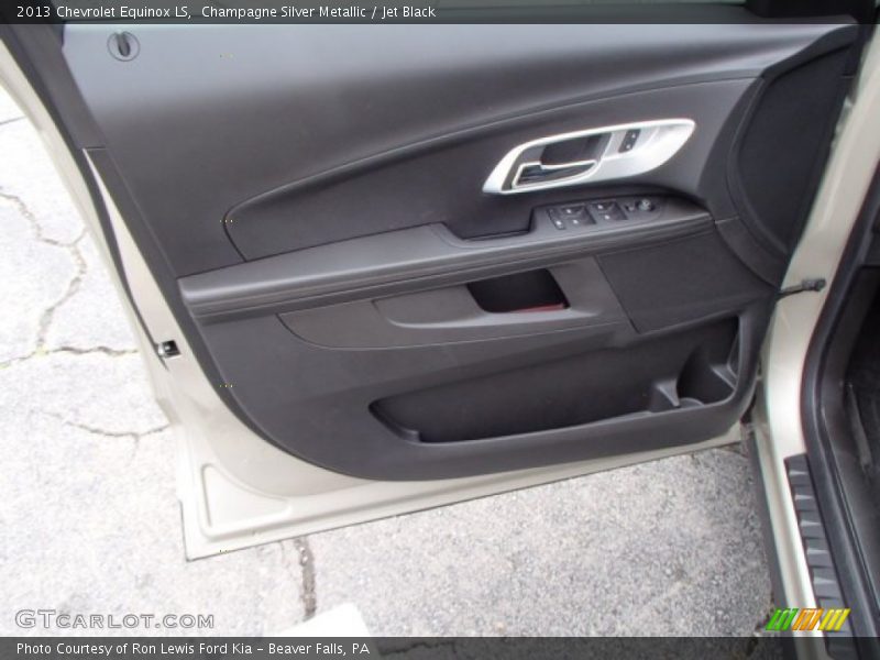Champagne Silver Metallic / Jet Black 2013 Chevrolet Equinox LS