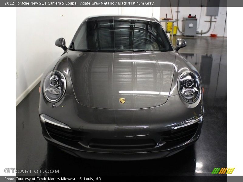 Agate Grey Metallic / Black/Platinum Grey 2012 Porsche New 911 Carrera S Coupe