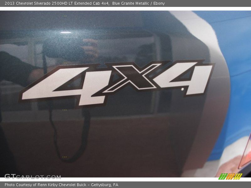 Blue Granite Metallic / Ebony 2013 Chevrolet Silverado 2500HD LT Extended Cab 4x4