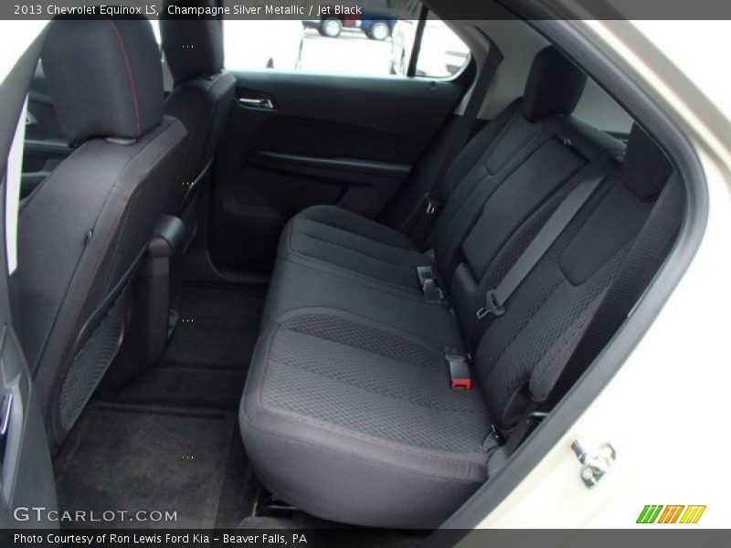 Champagne Silver Metallic / Jet Black 2013 Chevrolet Equinox LS