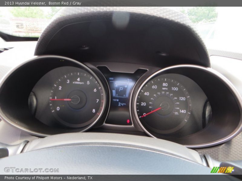 Boston Red / Gray 2013 Hyundai Veloster