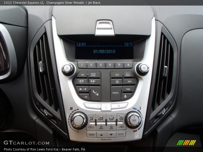 Champagne Silver Metallic / Jet Black 2013 Chevrolet Equinox LS