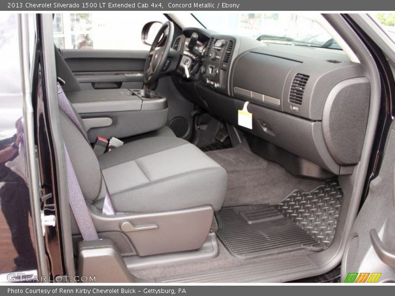 Concord Metallic / Ebony 2013 Chevrolet Silverado 1500 LT Extended Cab 4x4