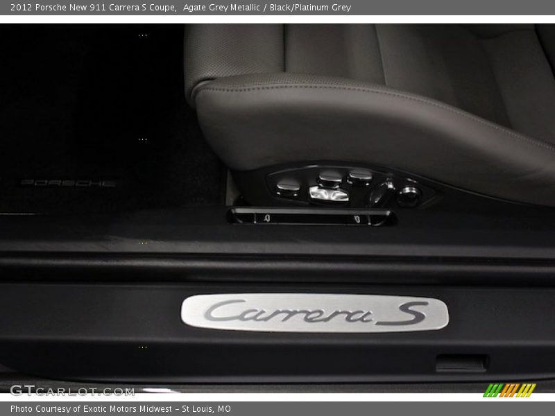 Agate Grey Metallic / Black/Platinum Grey 2012 Porsche New 911 Carrera S Coupe