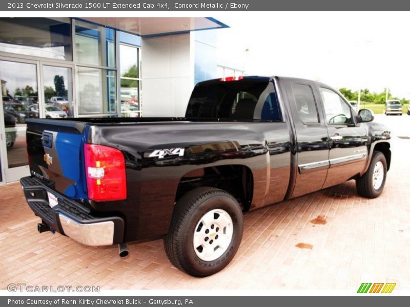 Concord Metallic / Ebony 2013 Chevrolet Silverado 1500 LT Extended Cab 4x4