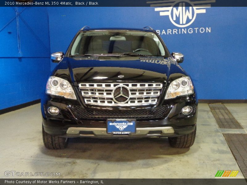 Black / Black 2010 Mercedes-Benz ML 350 4Matic