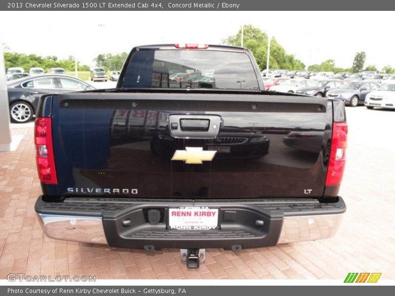 Concord Metallic / Ebony 2013 Chevrolet Silverado 1500 LT Extended Cab 4x4
