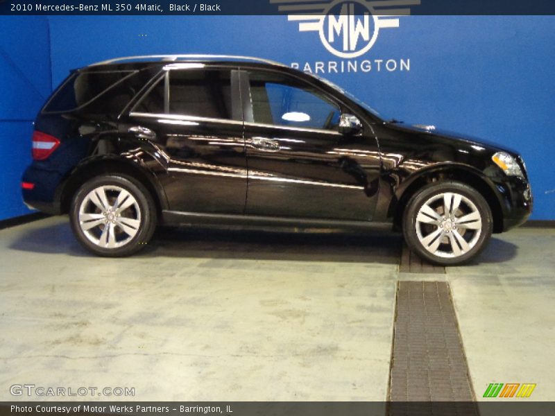Black / Black 2010 Mercedes-Benz ML 350 4Matic