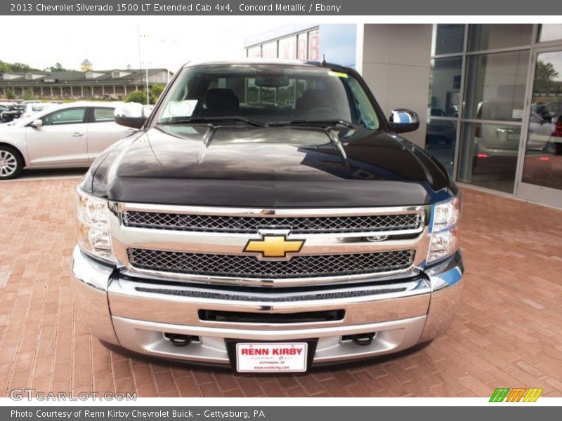 Concord Metallic / Ebony 2013 Chevrolet Silverado 1500 LT Extended Cab 4x4