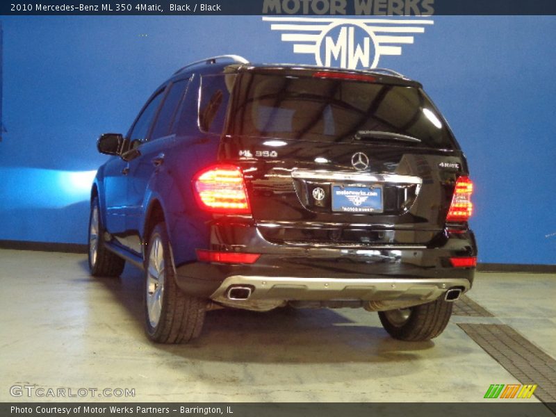 Black / Black 2010 Mercedes-Benz ML 350 4Matic