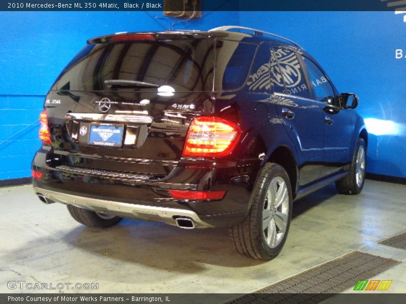 Black / Black 2010 Mercedes-Benz ML 350 4Matic