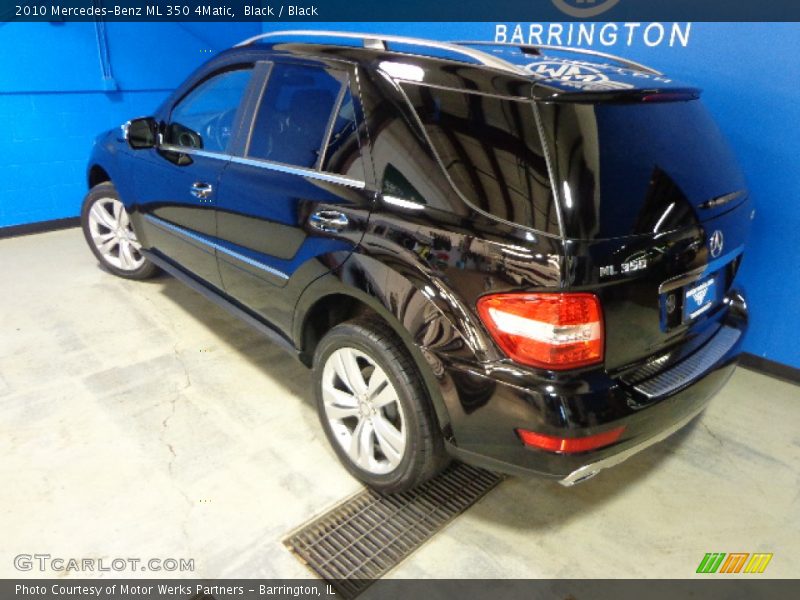 Black / Black 2010 Mercedes-Benz ML 350 4Matic