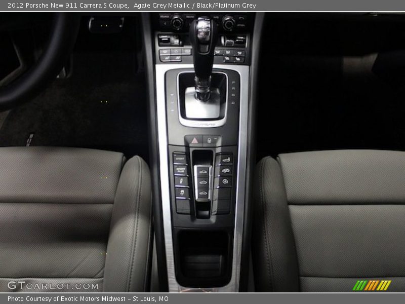 Agate Grey Metallic / Black/Platinum Grey 2012 Porsche New 911 Carrera S Coupe