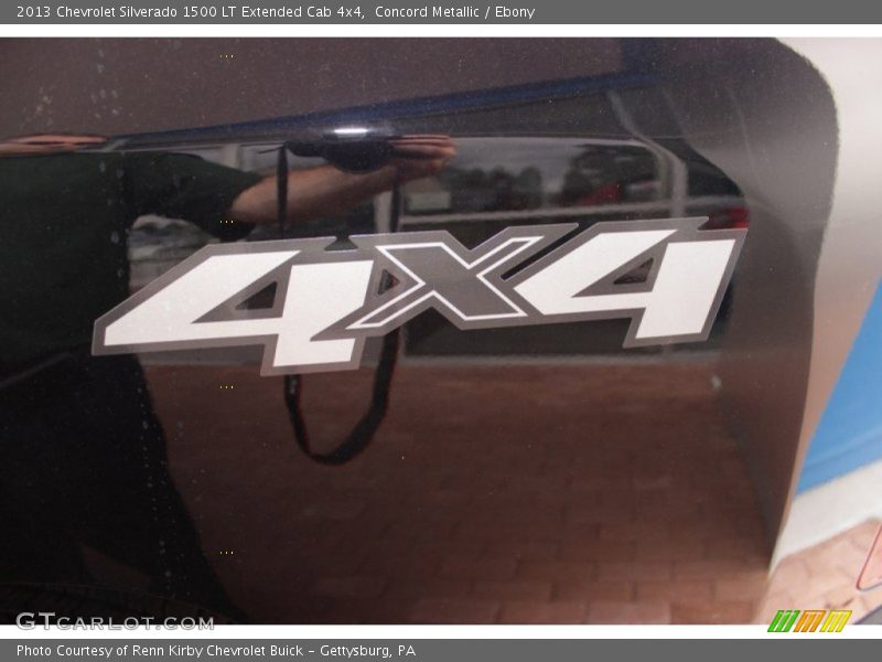 Concord Metallic / Ebony 2013 Chevrolet Silverado 1500 LT Extended Cab 4x4