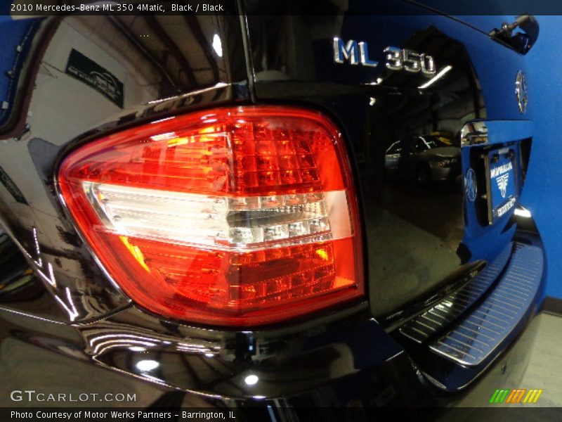 Black / Black 2010 Mercedes-Benz ML 350 4Matic