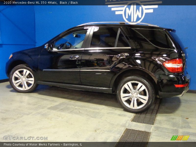 Black / Black 2010 Mercedes-Benz ML 350 4Matic